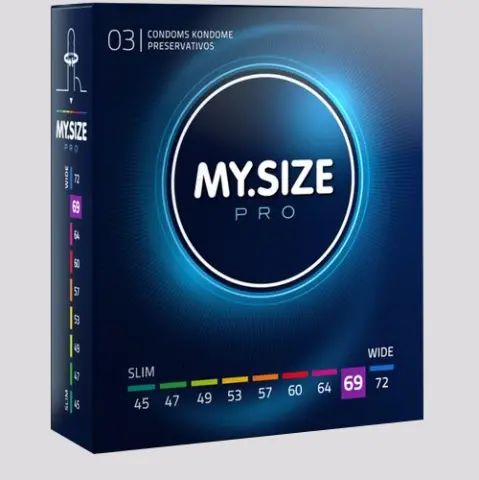 Imagen Preservativos Mysize 69  3 unidades