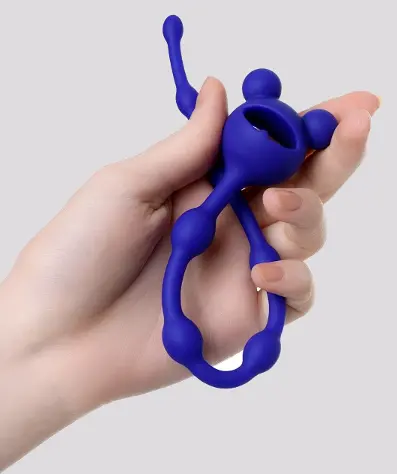 Imagen Tira de bolas anales de silicona lila Toys 2