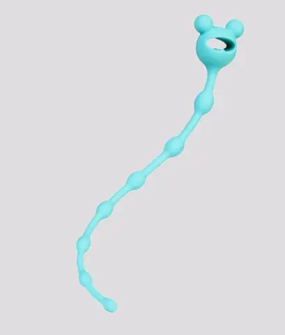 Imagen Tira de bolas anales de silicona celeste Toys