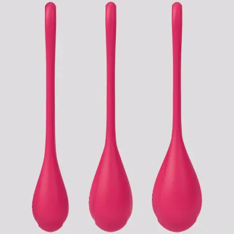 Imagen Set de bolas chinas fucsia Satisfyer training  Yoni power  2