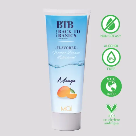 Imagen Lubricante aroma mango BTB 75 ML