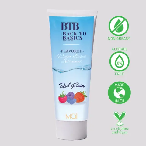 Imagen Lubricante aroma frutos rojos BTB 75 ML