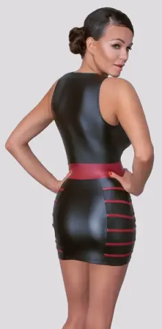 Imagen Vestido Cotelly Party negro/rojo S 3