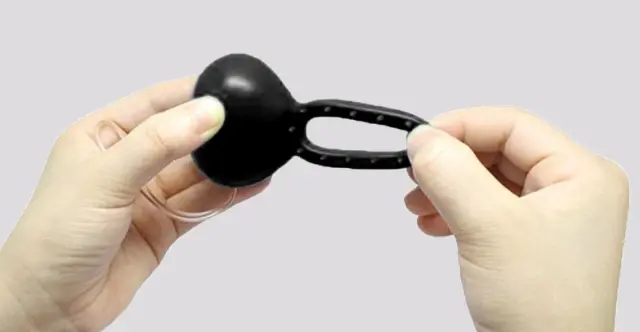 Imagen Anillo vibrador negro  control remoto Moove 3