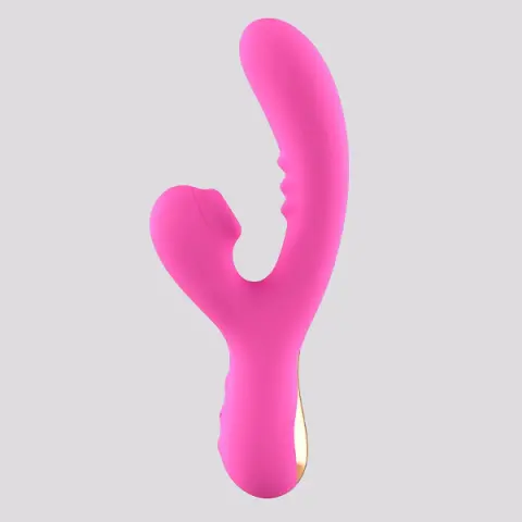 Imagen Double Action pro G-spot Rabbit succionador recargable  2