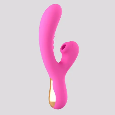 Imagen Double Action pro G-spot Rabbit succionador recargable  3