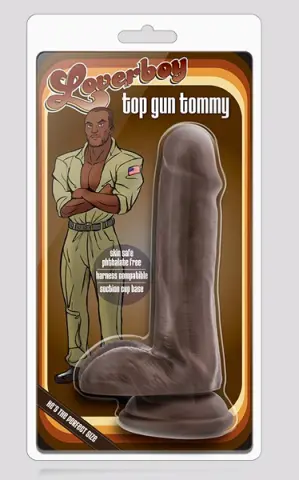 Imagen Pene realsitico negro Topgun Tommy 4
