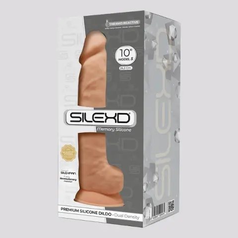 Imagen Pene silicona doble densidad 10" Silex 26,40 cm. 2