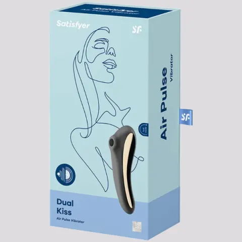 Imagen Satisfyer Dual kiss negro