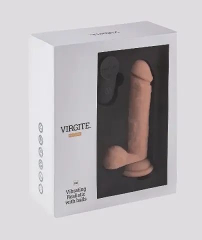 Imagen Pene realistico vibrador Virgite R12 control remoto 3
