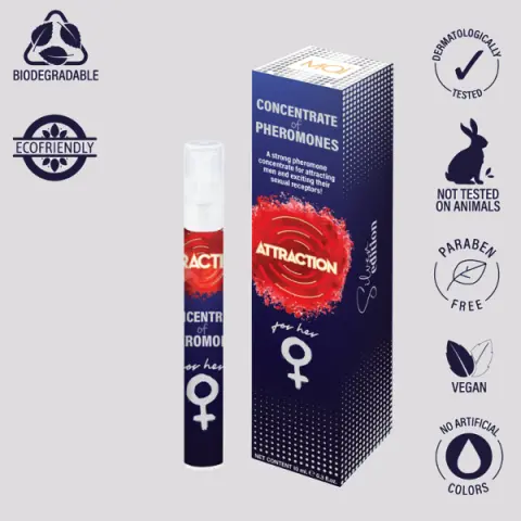 Imagen Concentrado feromonas para mujer Attraction 10 ml