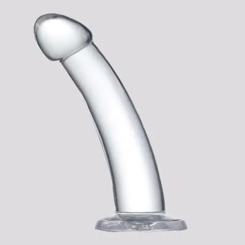 Imagen Dildo gelatina transparente 14 cm Glazed