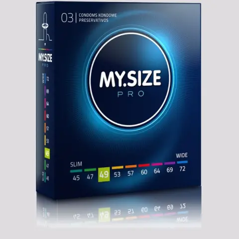 Imagen Preservativos Mysize 49 3 unidades