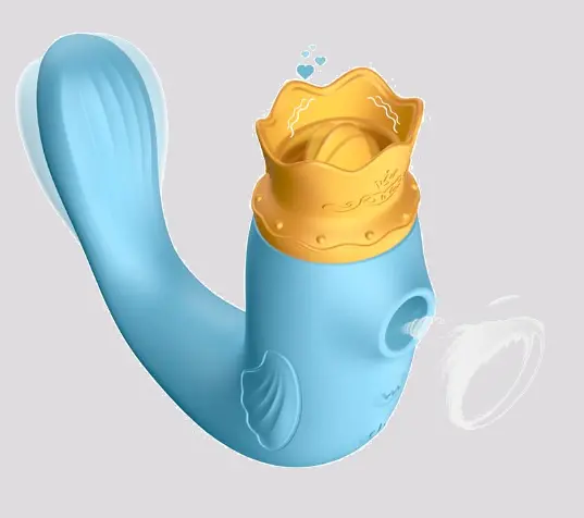 Imagen Succionador  de clítoris, lengua y vibrador Royal Blue 2