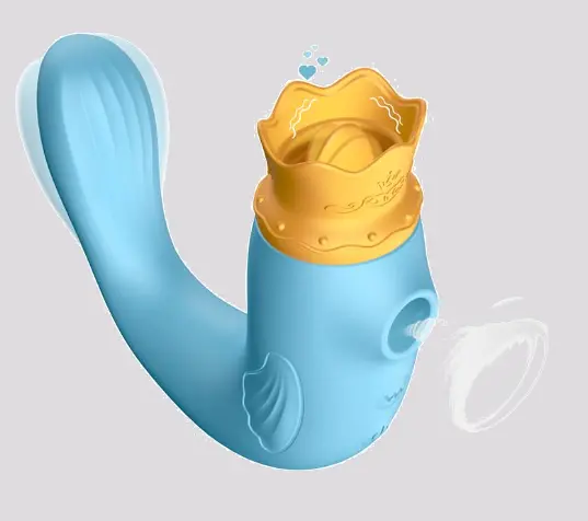 Imagen Succionador  de cltoris, lengua y vibrador Royal Blue 2