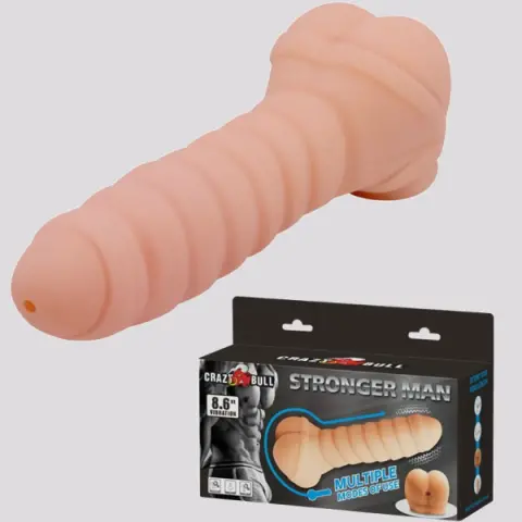 Imagen Masturbador 2 en 1 pene-ano ondas vibrador 3