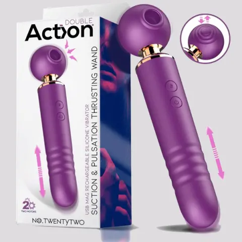 Imagen Masajeador, succionador y vibrador pulsin Action 22