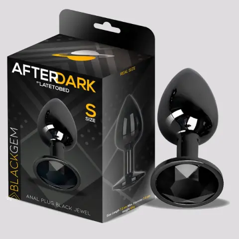 Imagen Plug joya negro aluminio S  Afterdark 