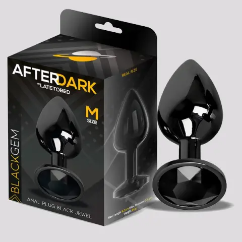 Imagen Plug joya negro aluminio M  Afterdark 