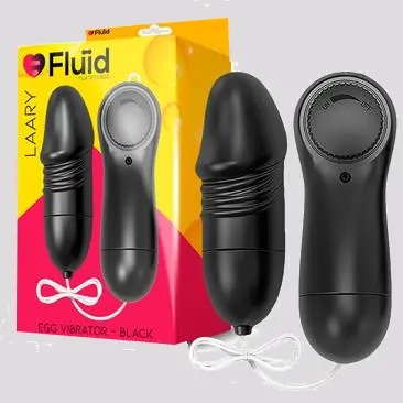 Imagen Huevo vibrador negro-pene Laary Fluid