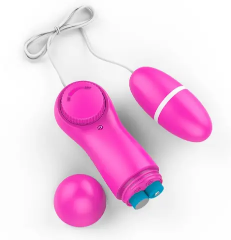 Imagen Huevo vibrador rosa-blanco  Fluid Laaso 2