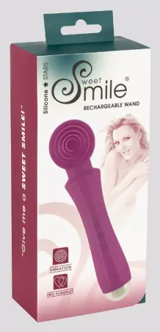 Imagen Masajeador recargable  Sweet smile fucsia