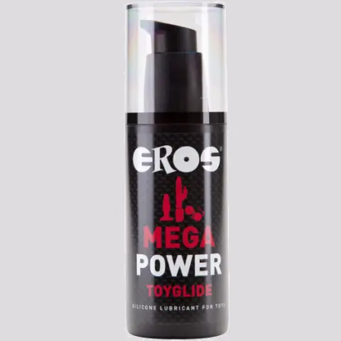 Imagen Lubricante Eros silicona Mega Power Juguetes 125 ml.