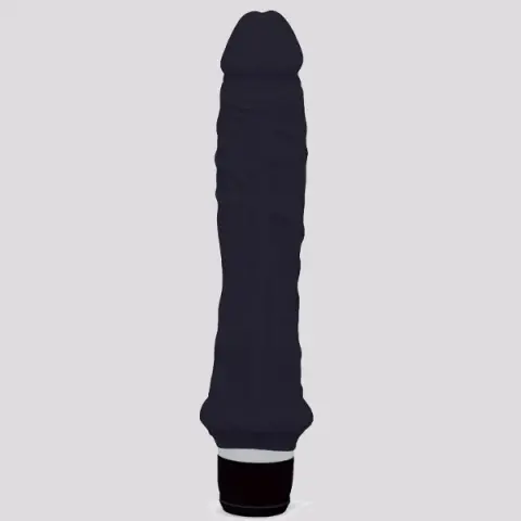 Imagen Pene vibrador silicona Big negro 7 ritmos