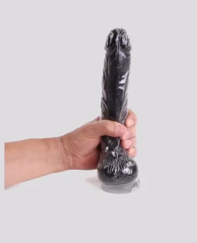 Imagen Pene realistico negro 9.8 " 25,5 cm 2