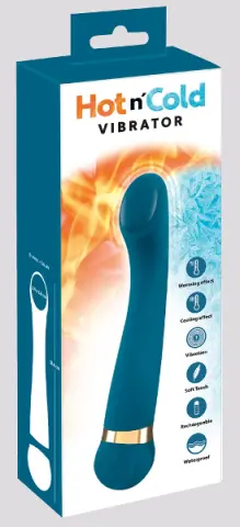 Imagen Vibrador recargable efecto fro y calor