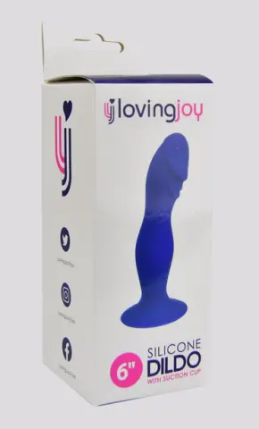 Imagen Dildo silicona azul 6" loving Joy 2