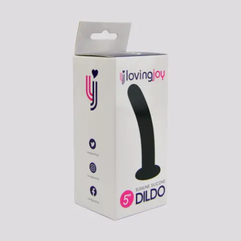 Imagen Mini dildo silicona negra 5" lovingyou 2