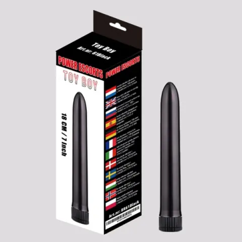 Imagen Vibrador negro metalizado 2