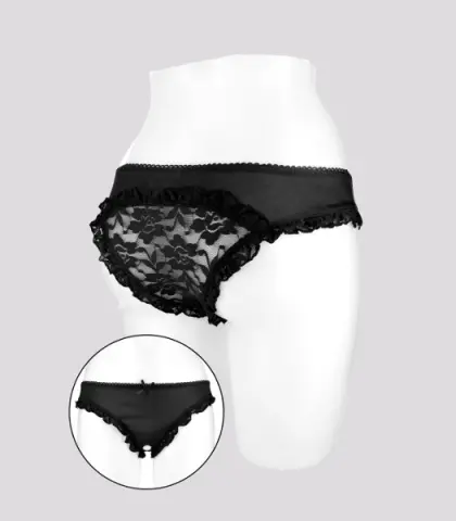 Imagen Culotte negro abierto Tania