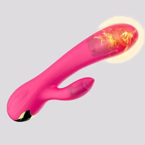 Imagen Vibrador Calor recargable Petting flexible fucsia Boss 2