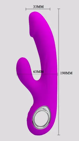 Imagen Vibrador Gordon Pretty love recargable 2