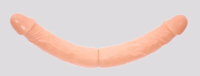 Imagen Pene doble extremo natural 36 cm 4