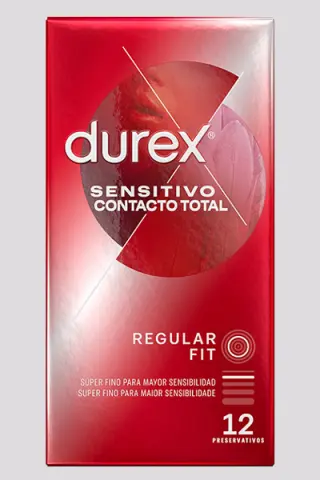 Imagen Durex sensitivo contacto total 12 unidades