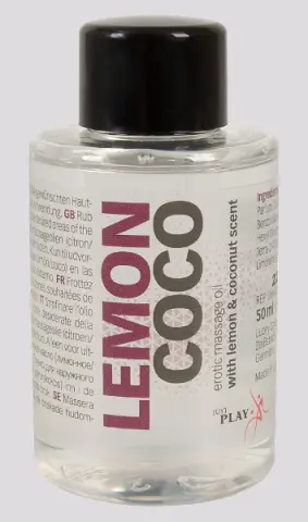 Imagen Aceite de masaje Just Play Limon-coco 50 ml.