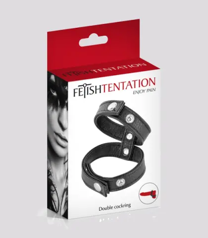 Imagen Doble anillo negro broches  Fetish Tentation 3