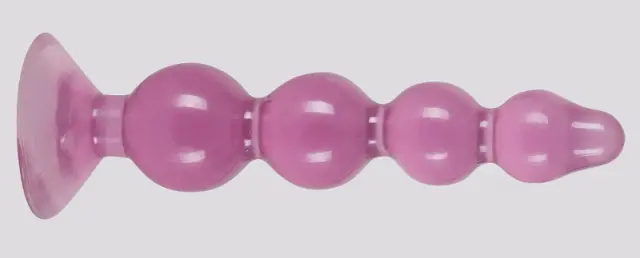 Imagen Tira de 4 bolas anales gelatina rosa You2toys