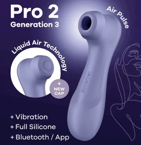 Imagen Nuevo Satisfyer pro 2 vibration + APP Generacin 3 lila