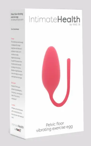 Imagen Huevo vibrador recargable  Intimate Health sin control remoto