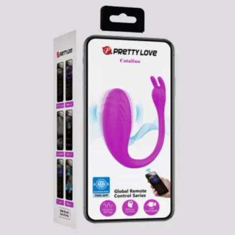 Imagen Vibrador recargable control remoto App Catalina pretty love 3