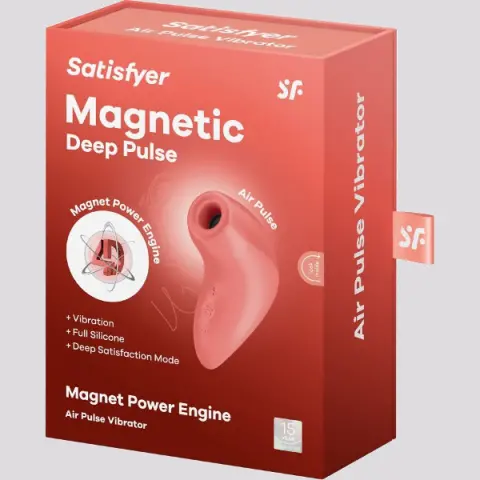 Imagen Succionador Satisfyer Magnetic Deep pulse Terracota