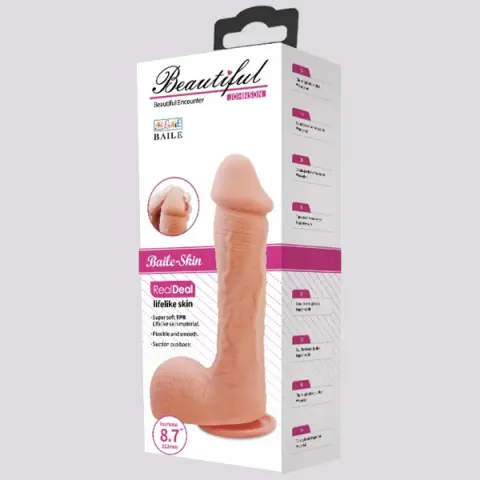 Imagen Pene realistico 9.2"  Johnson Beautiful encounter 23,4 cm