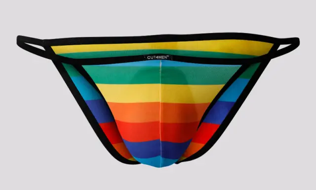 Imagen Tanga hombre Rainbow XL C4M  3