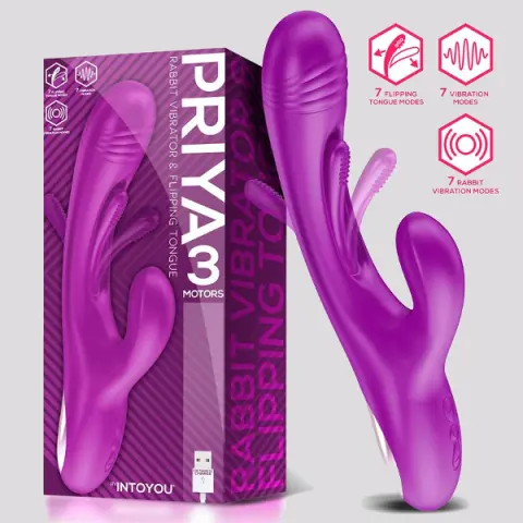 Imagen Vibrador Priya 3 estimulador + lengua flipping