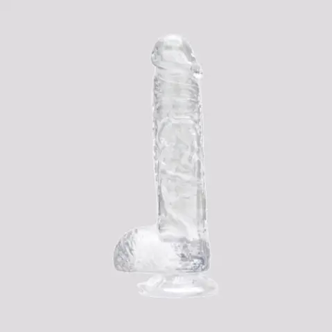 Imagen Dildo gelatina transparente 6"  16 cm Loving joy