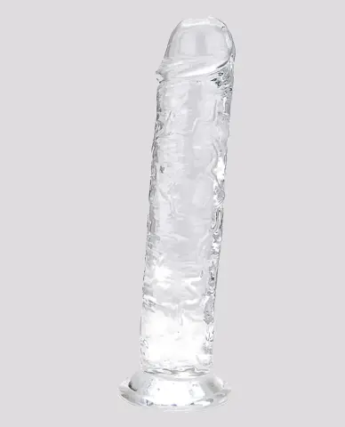 Imagen Dildo gelatina transparente 7.5"  20 cm Loving joy